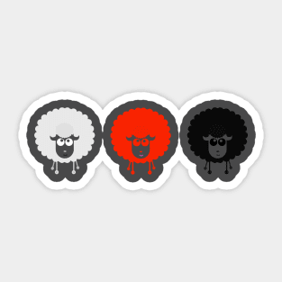 3 Little Lambs Sticker